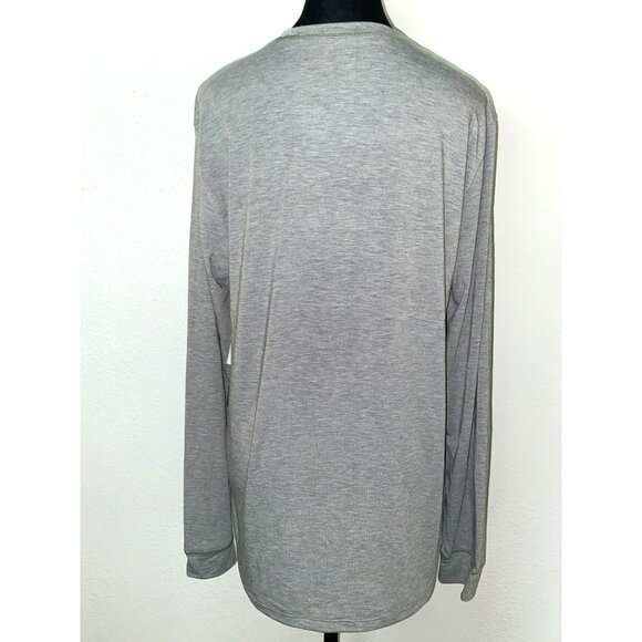 NWT Heatkeep Long Sleeve Crew Neck Shirt Polyester Blend Size M - Picture 2 of 6